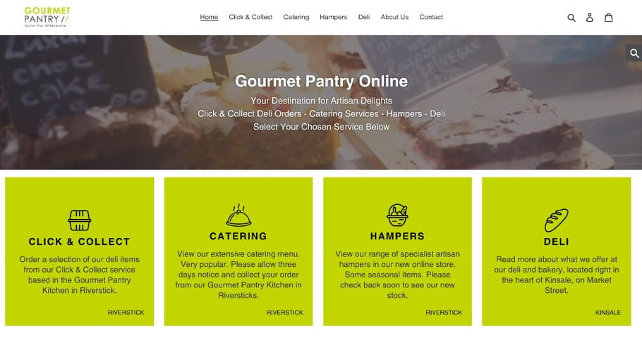 The Gourmet Pantry Website
