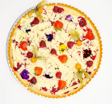 Load image into Gallery viewer, Raspberry White Chocolate Tart 22cm
